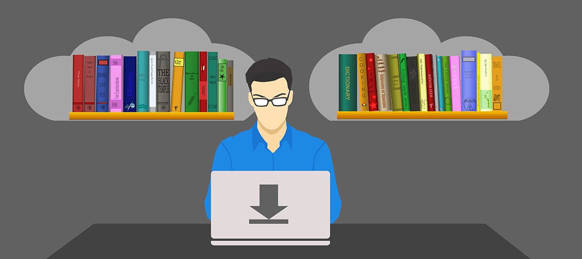 Educational Technology - Man at Computer